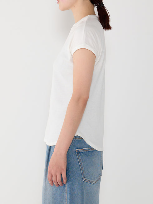 SHORT SLEEVE RIB TEE / Y241-81020-5